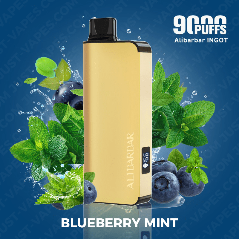 BLUEBERRY MINT – ALIBARBAR INGOT – 9000 PUFFS