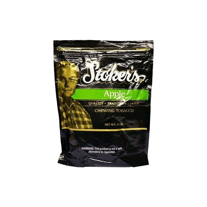 STOKER’S APPLE 16OZ LOOSE LEAF CHEWING TOBACCO